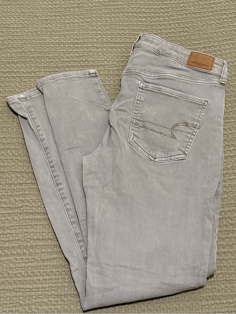 American Eagle Outfitters Women's Light Green Jeans